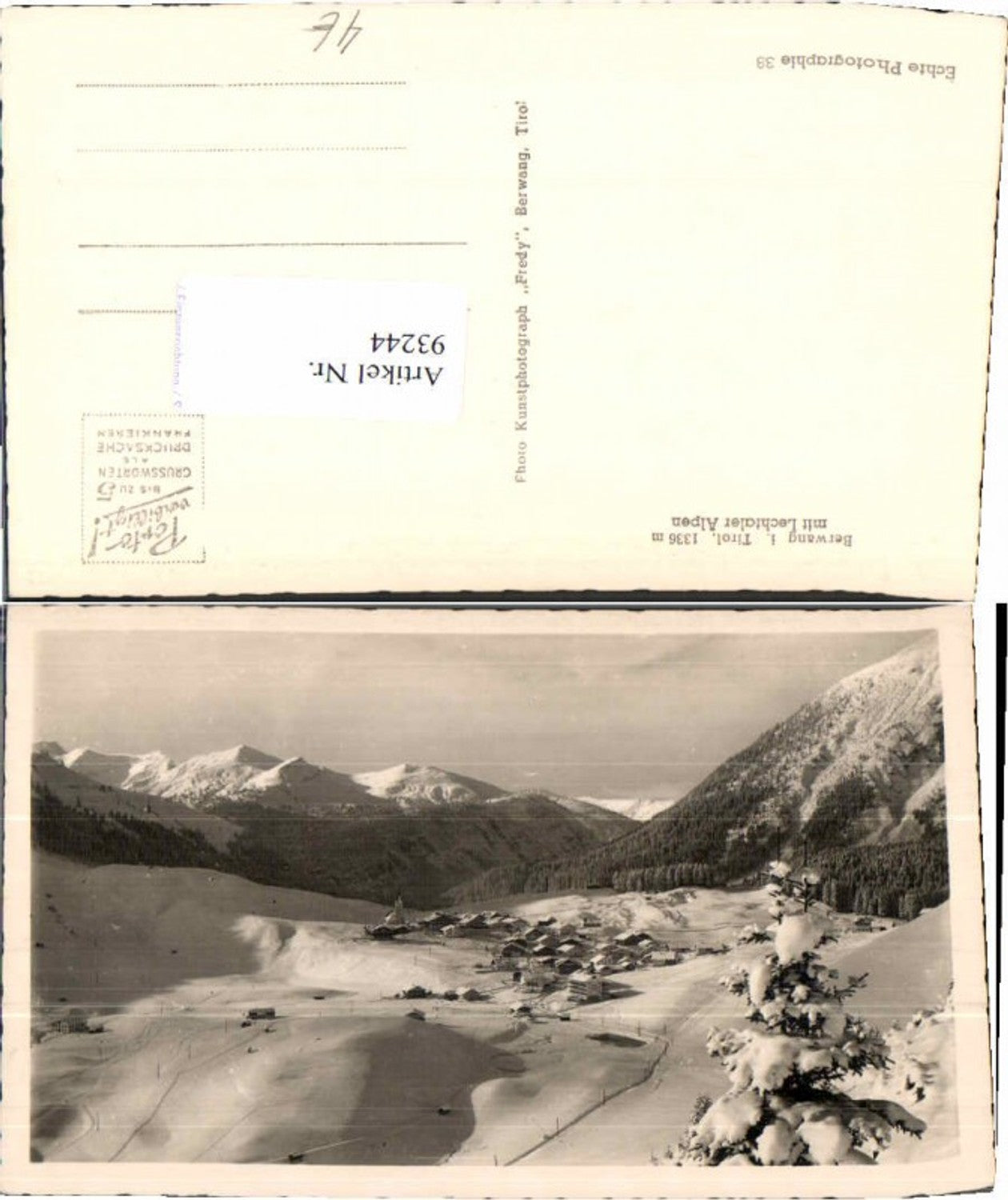 Alte Ansichtskarte – Old Postcard