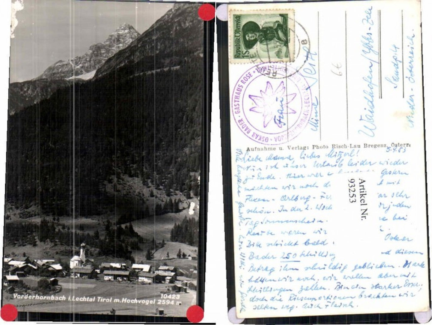 Alte Ansichtskarte – Old Postcard