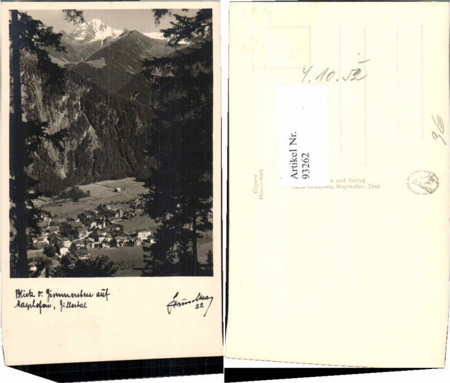 Alte Ansichtskarte – Old Postcard