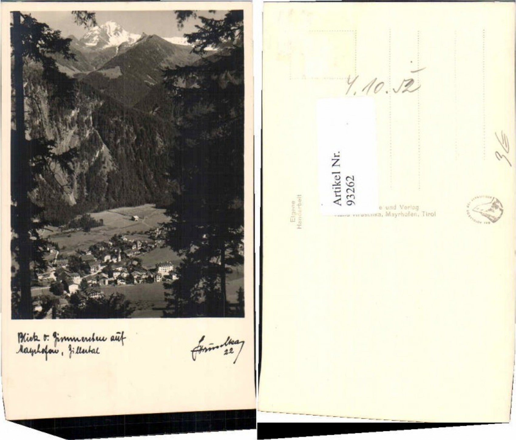 Alte Ansichtskarte – Old Postcard