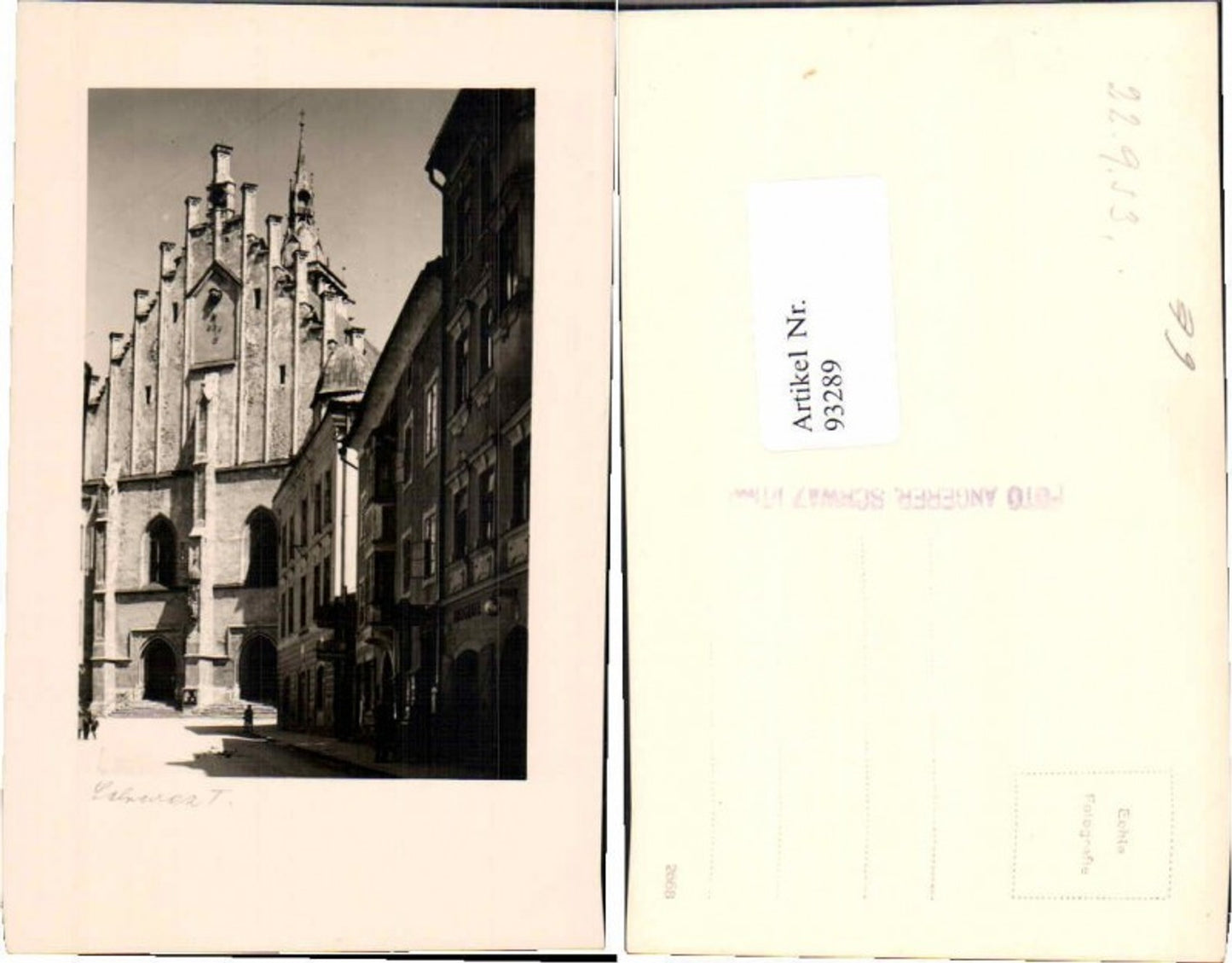 Alte Ansichtskarte – Old Postcard