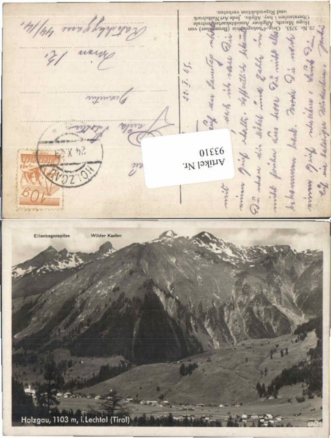 Alte Ansichtskarte – Old Postcard