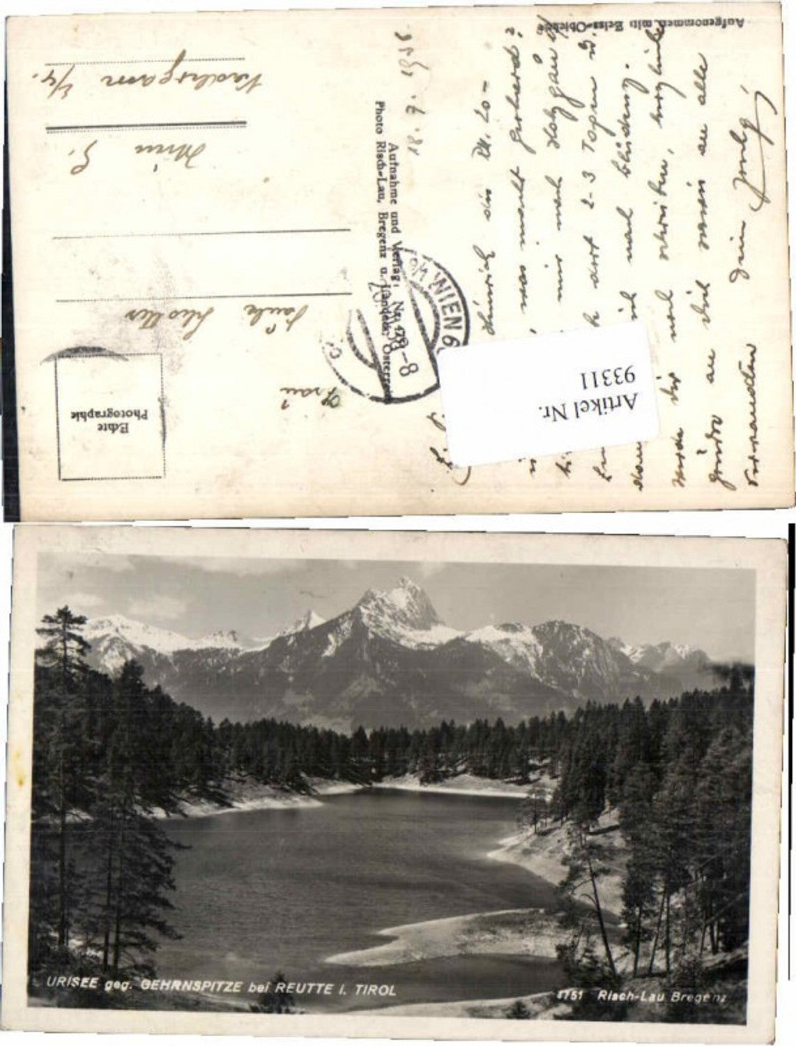 Alte Ansichtskarte – Old Postcard