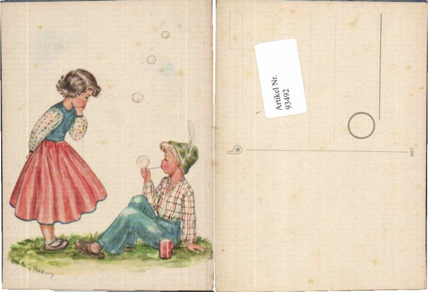 93492,Eva Maria Stahlberg Seifenblasen Kinder Kleid Bubbles