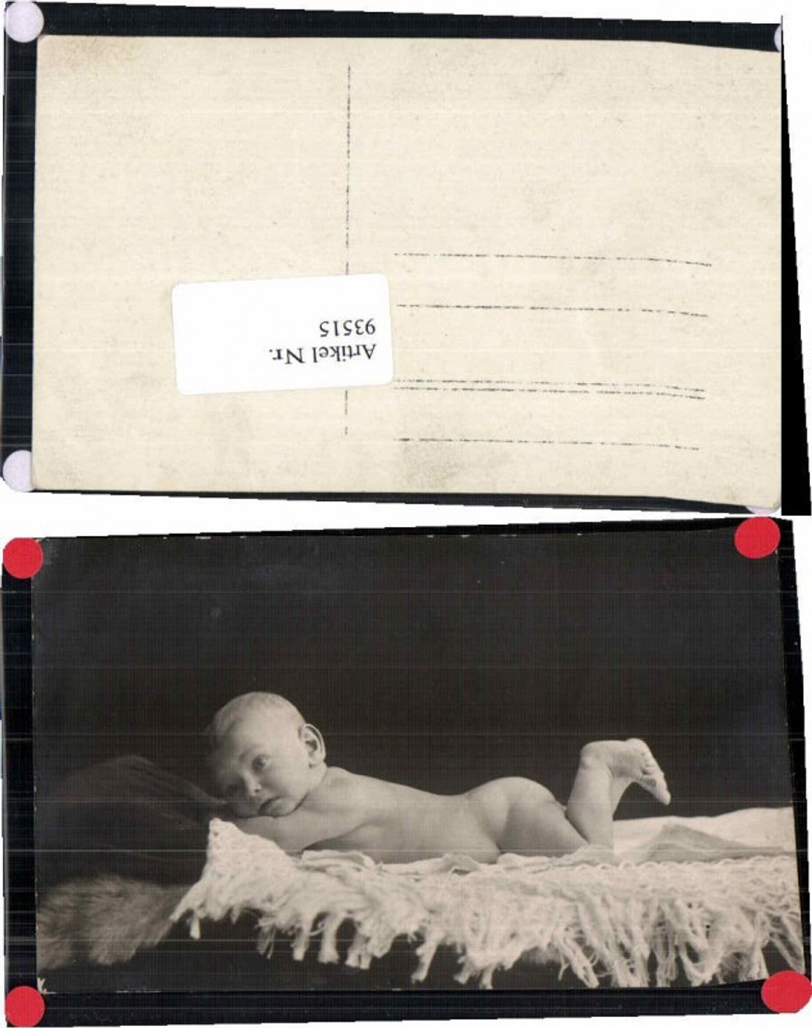 93515,Tolles Baby auf Decke Atelier Foto