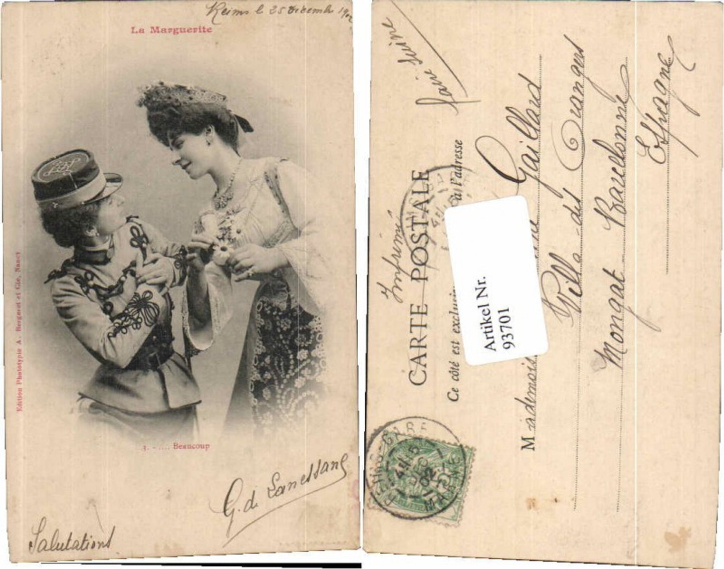 93701,La Marguerite Frauen in Uniform Patriotic French
