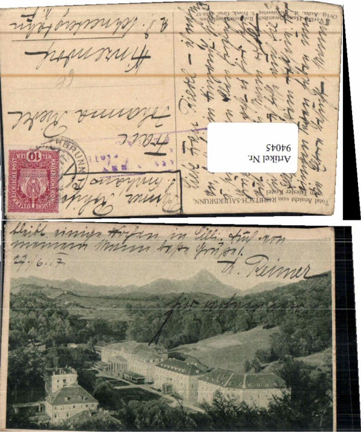 Alte Ansichtskarte – Old Postcard