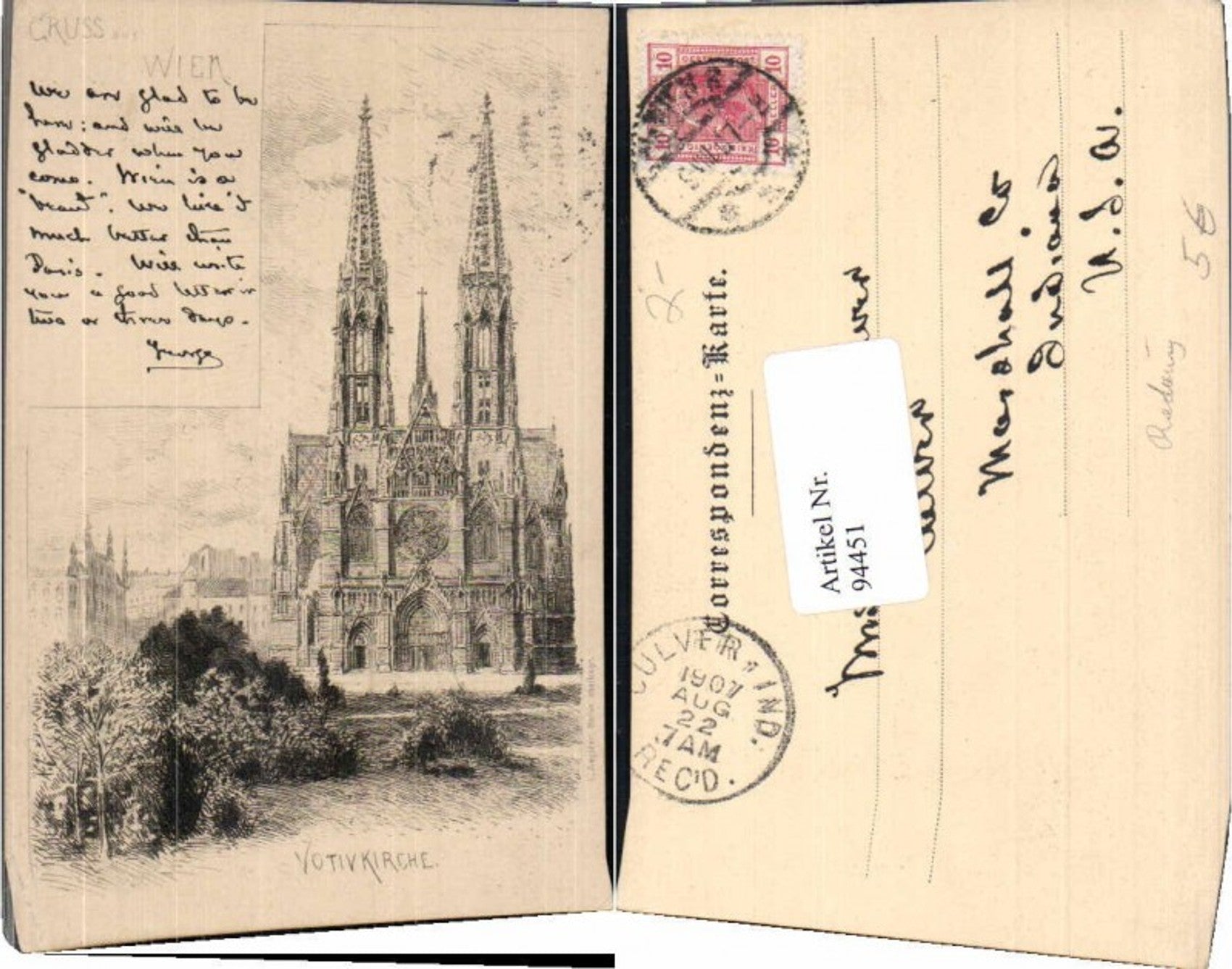 Alte Ansichtskarte – Old Postcard