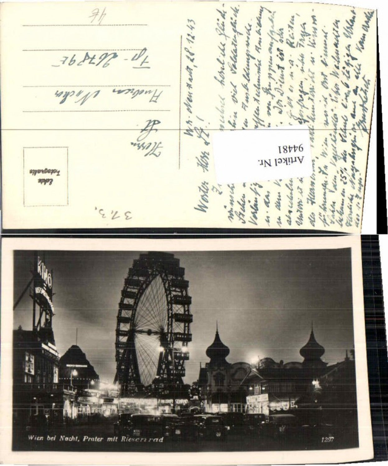 Alte Ansichtskarte – Old Postcard