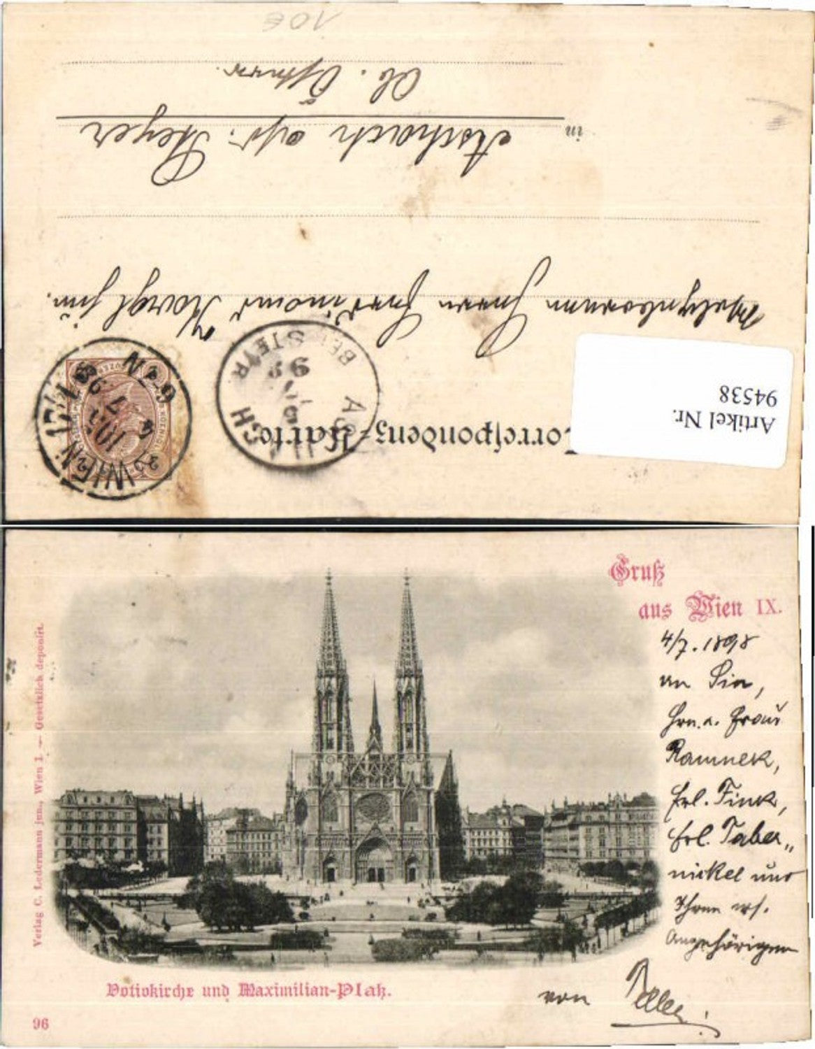 Alte Ansichtskarte – Old Postcard