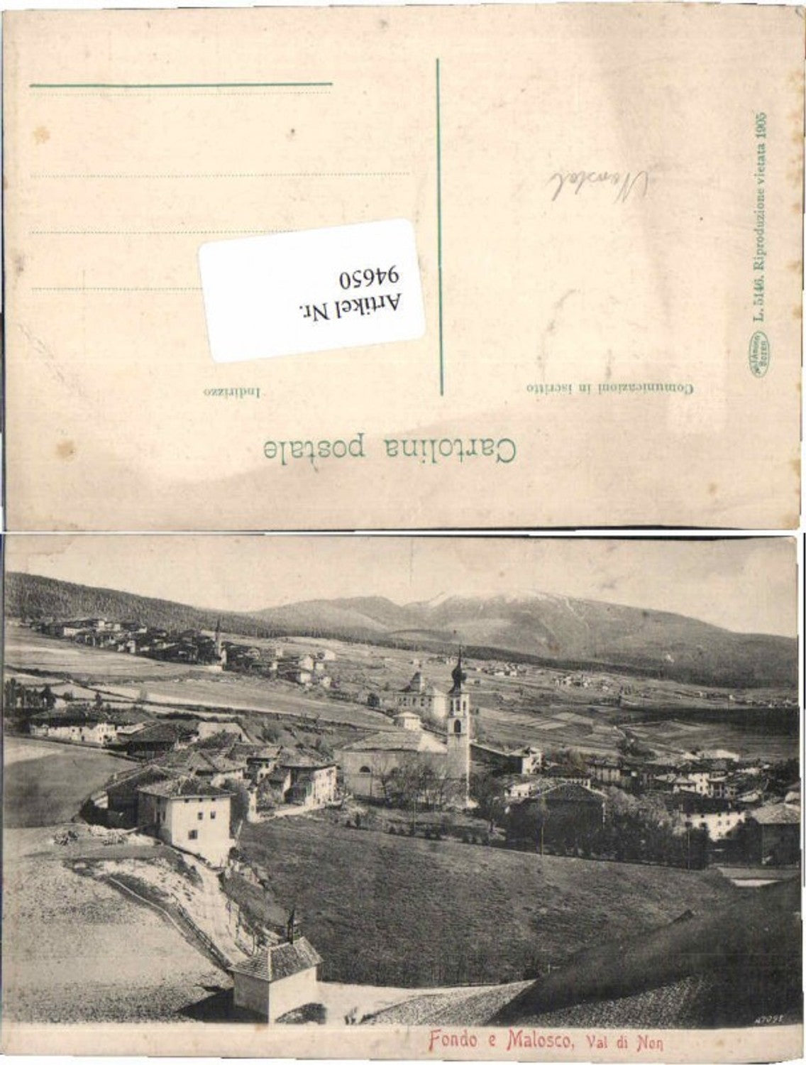 Alte Ansichtskarte – Old Postcard