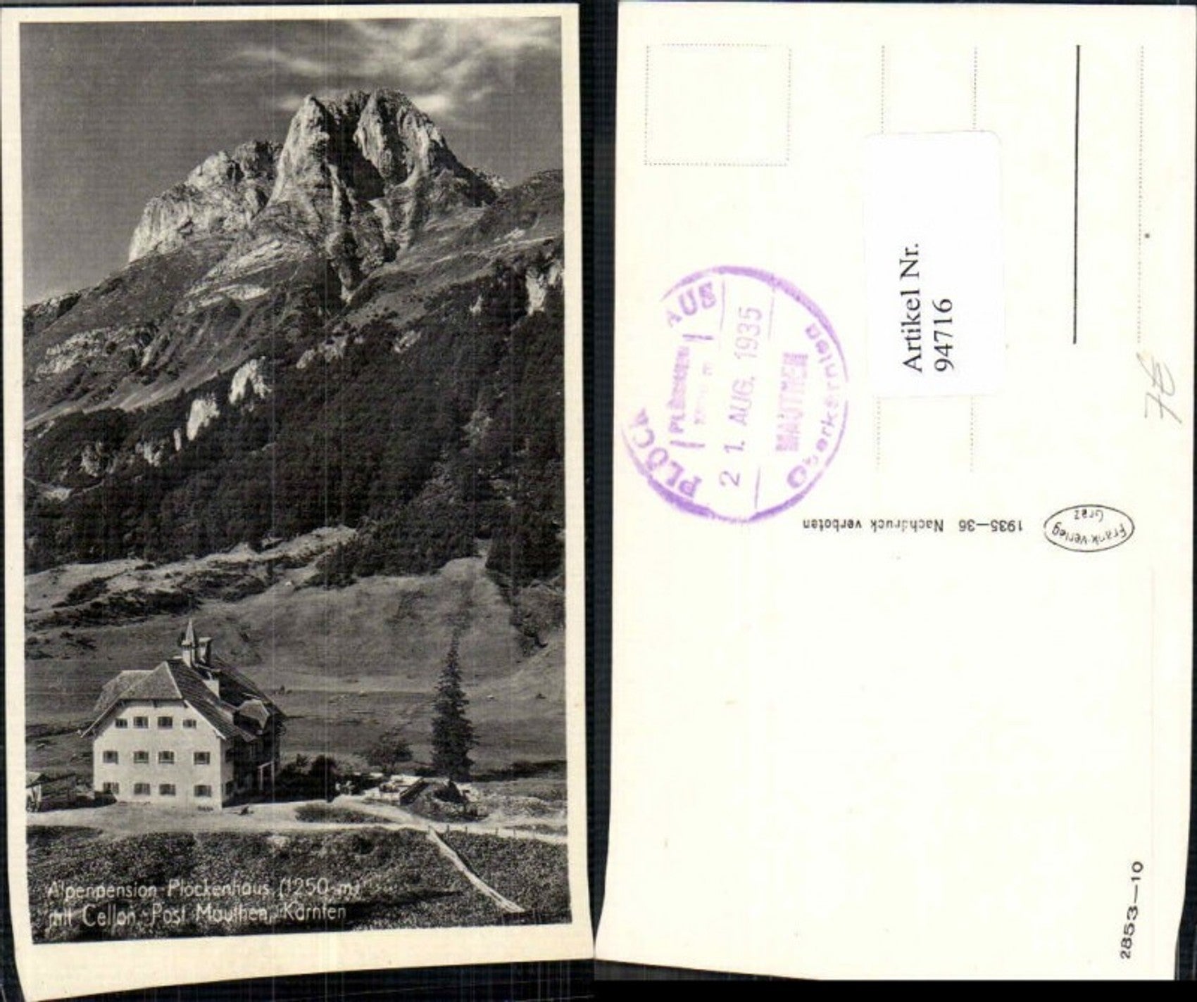 Alte Ansichtskarte – Old Postcard