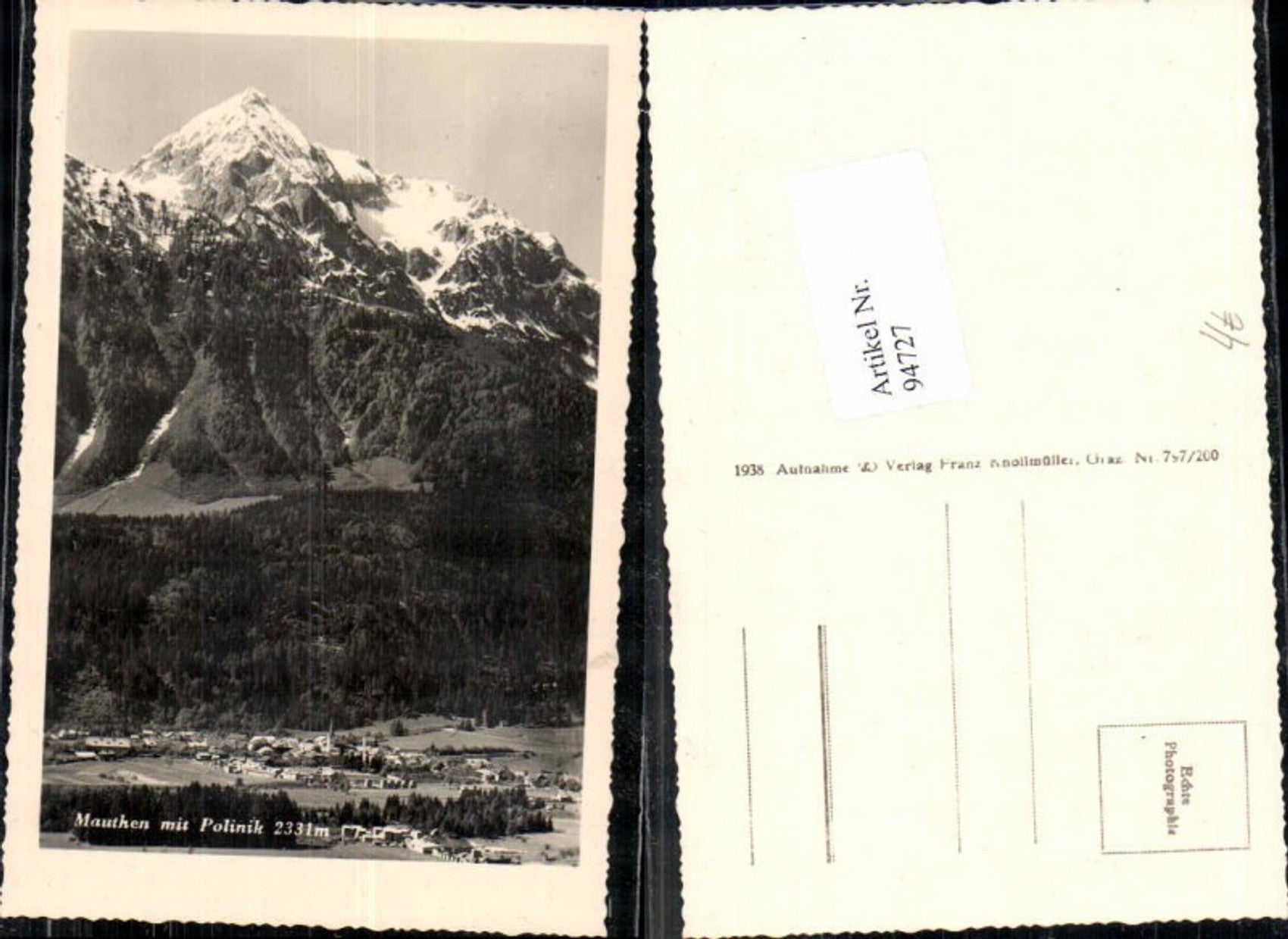 Alte Ansichtskarte – Old Postcard