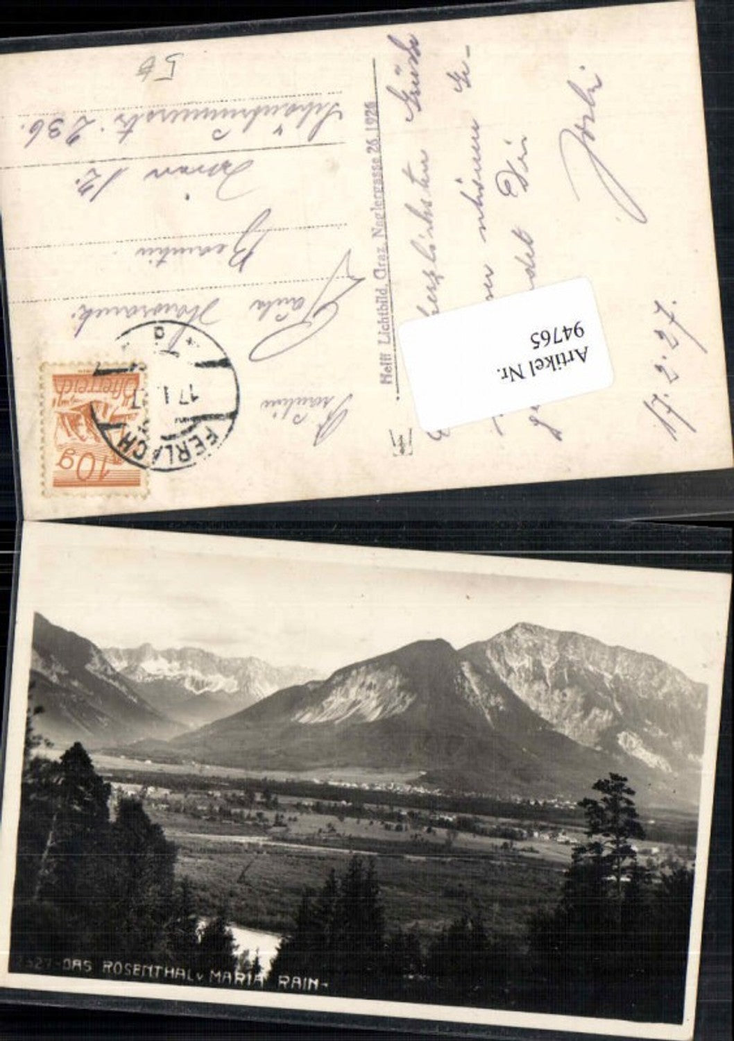 Alte Ansichtskarte – Old Postcard