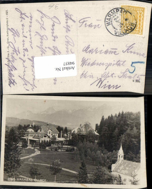 94857,Warmbad Villach Partie 1925