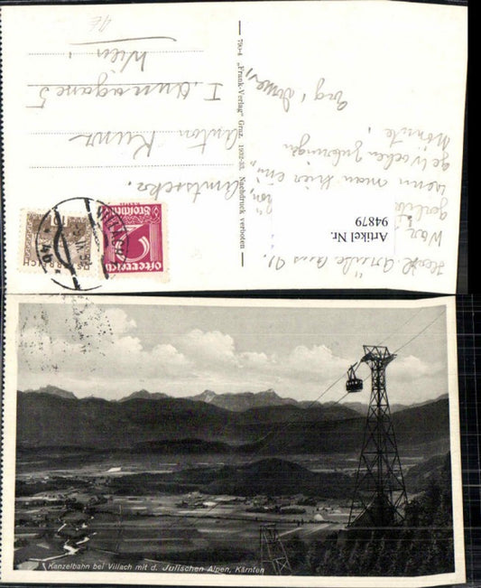94879,Kanzelbahn b. Villach Seilbahn Bergbahn