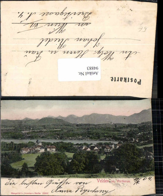 94883,Velden am Wörthersee 1904 pub Stengel