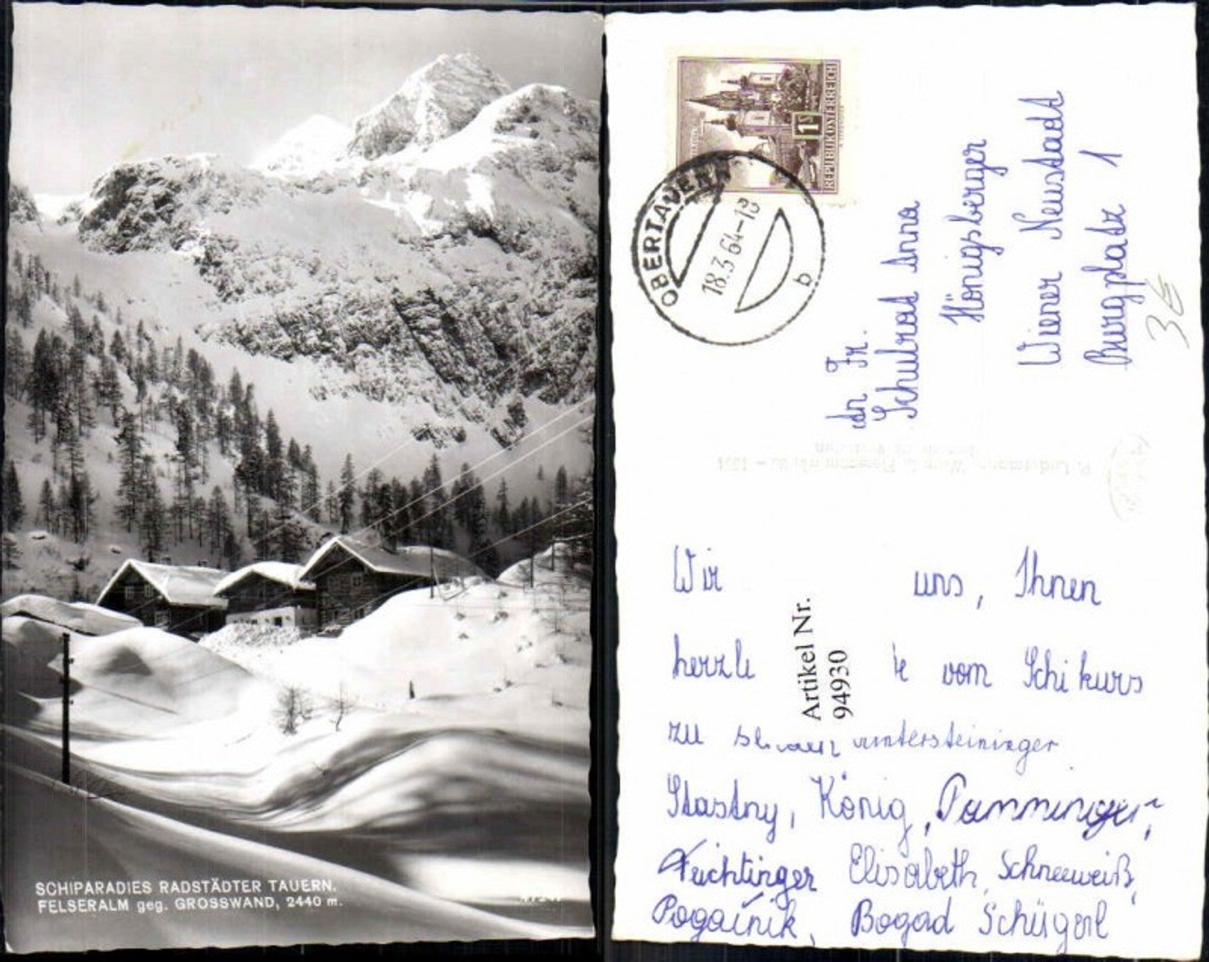 Alte Ansichtskarte – Old Postcard