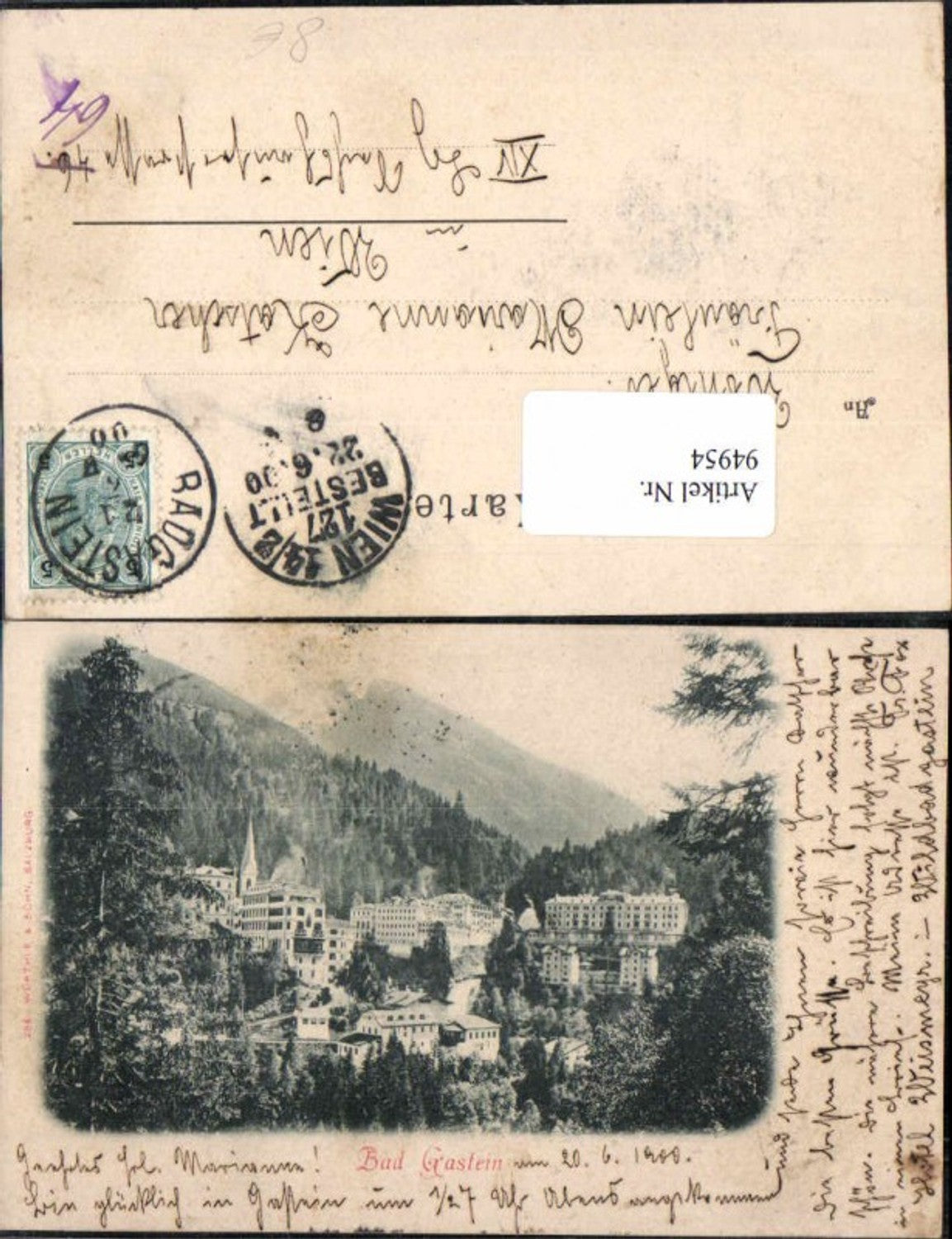 Alte Ansichtskarte – Old Postcard