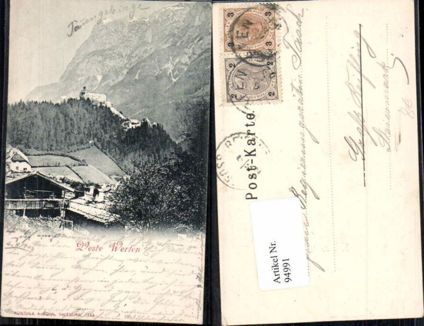 Alte Ansichtskarte – Old Postcard