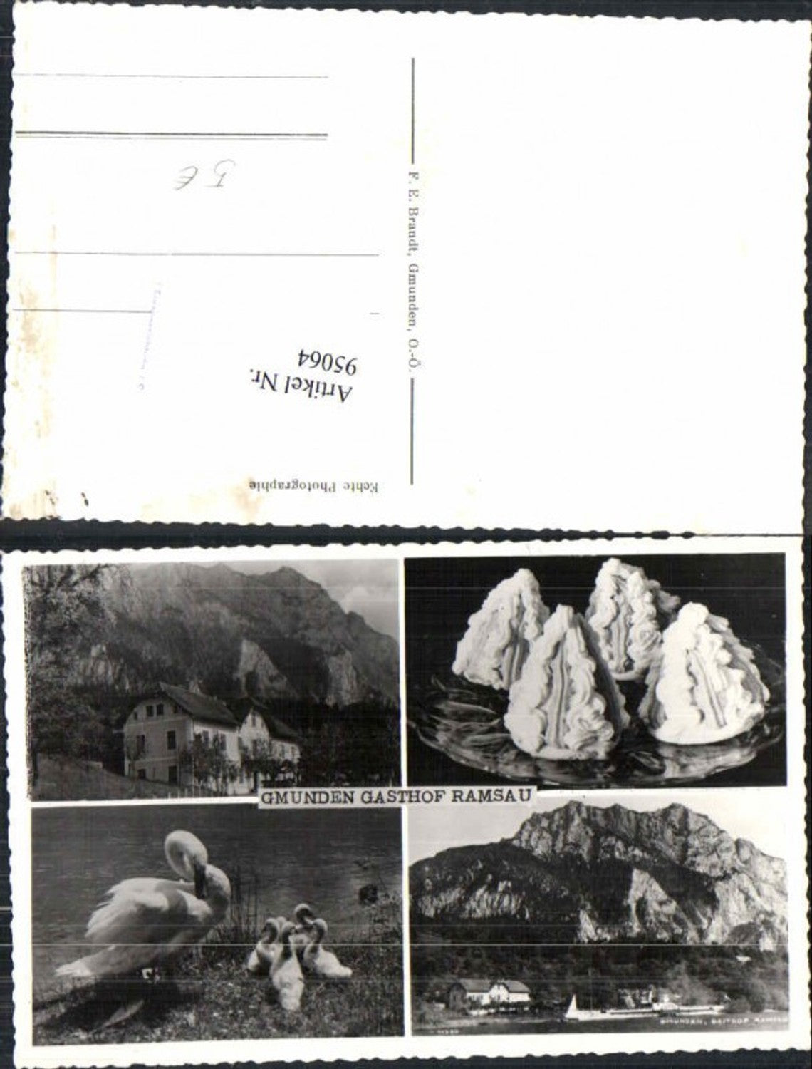 95064,Gmunden Gasthaus Ramsau m. Enten Brandt