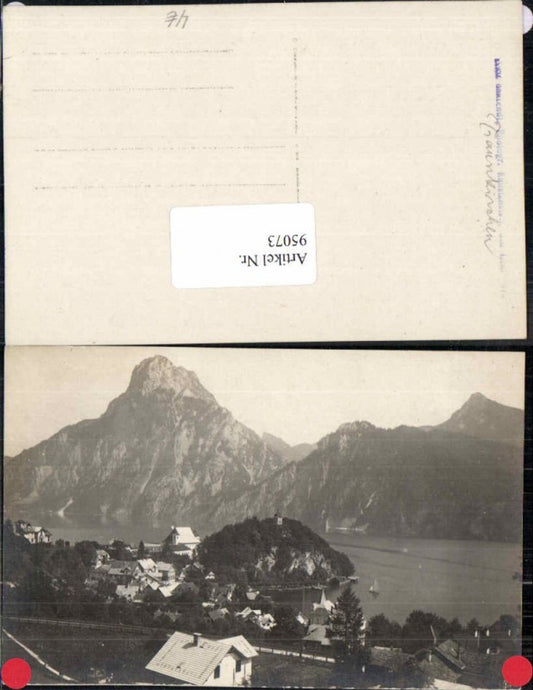 95073,FotoAK Traunkirchen Traunsee m. Traunstein