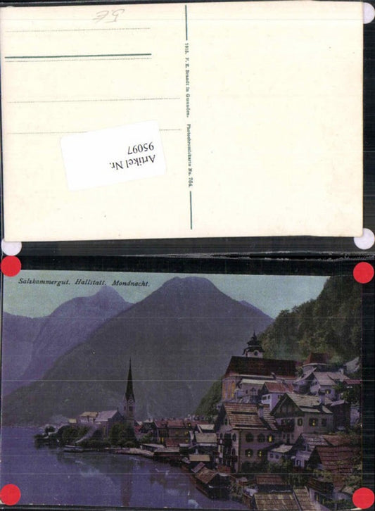 95097,Hallstatt in d. Mondnacht pub Brandt 764