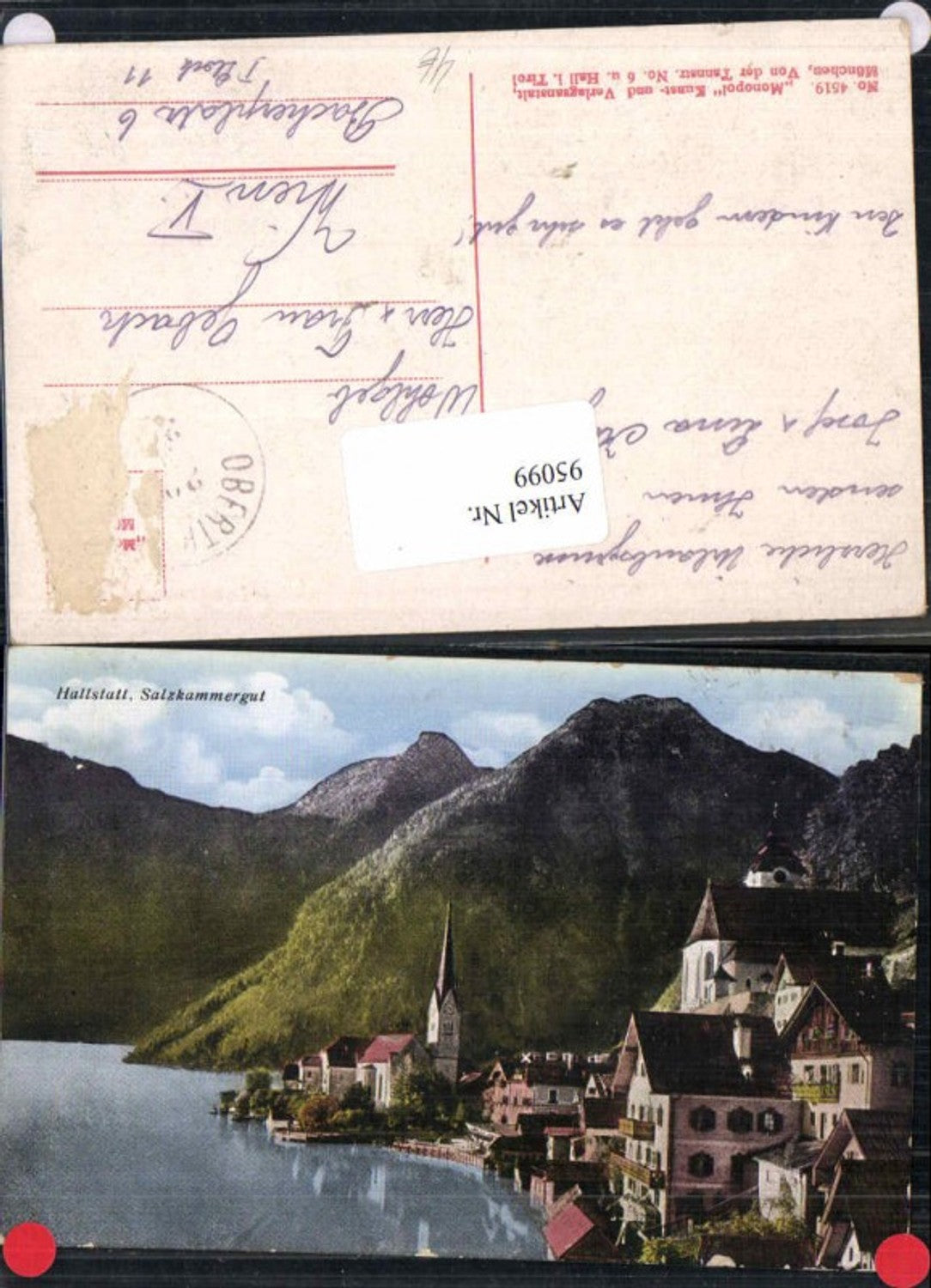 95099,Hallstatt Partie m. Häuser pub Monopol 4519