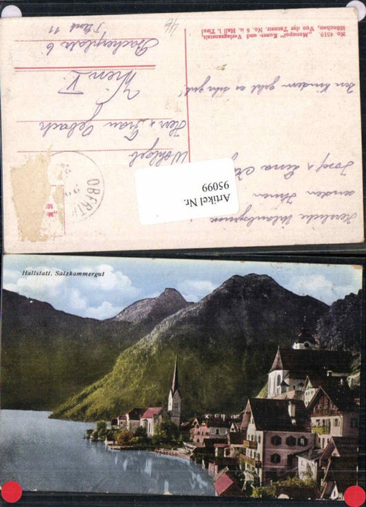 95099,Hallstatt Partie m. Häuser pub Monopol 4519