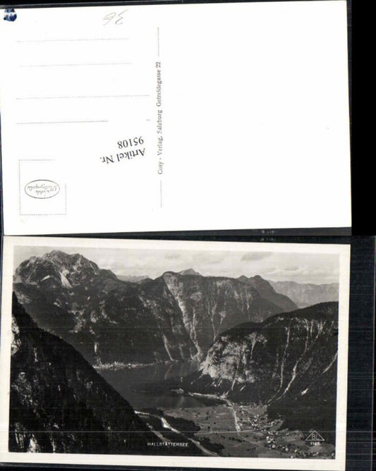 95108,Hallstatt Hallstättersee vom Berg pub Lenz 1145