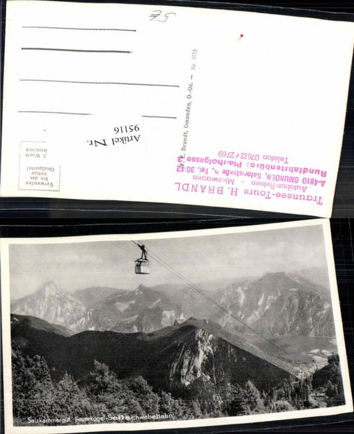 95116,Feuerkogel Seilbahn b. Ebensee