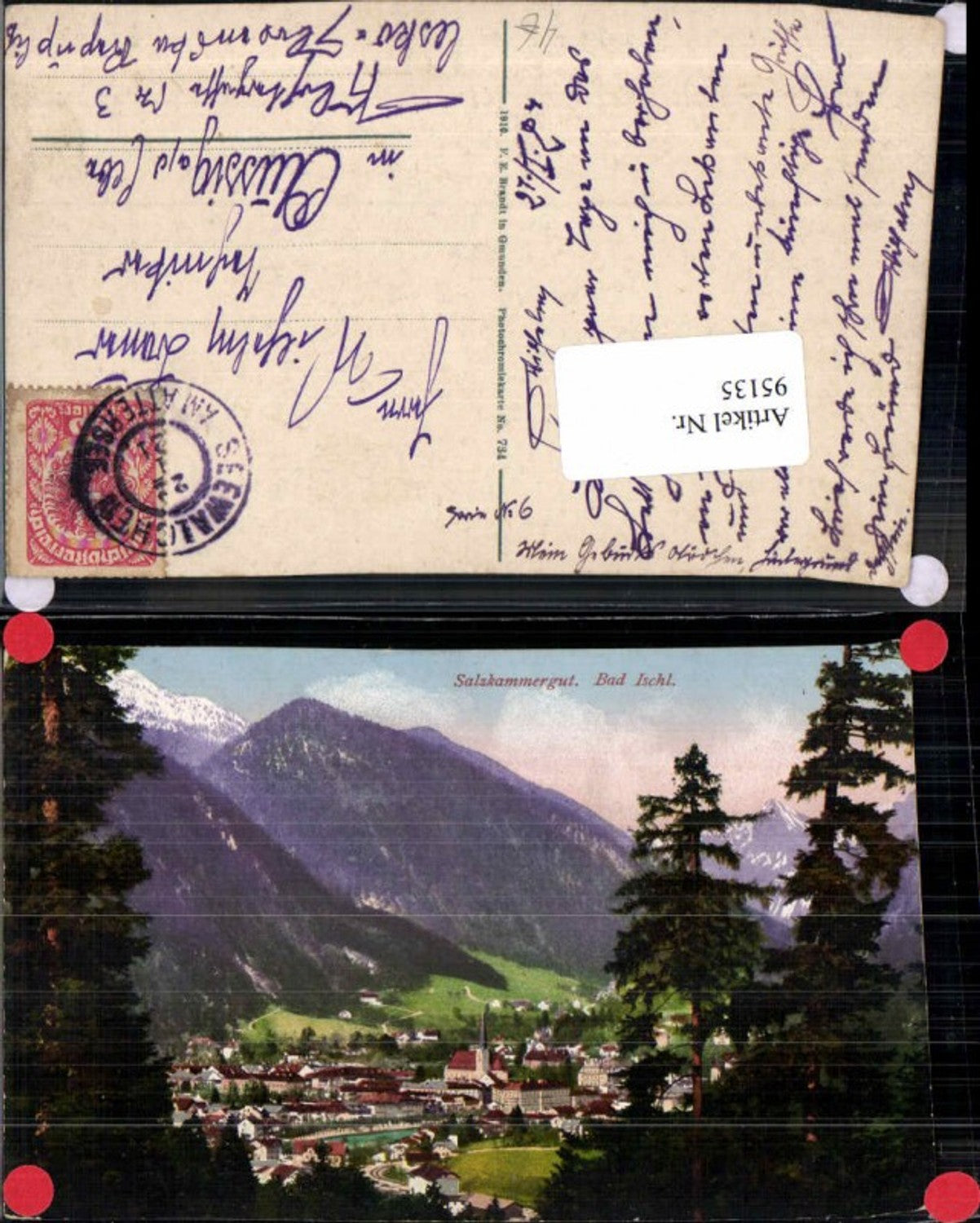 95135,Bad Ischl Salzkammergut pub Brandt 734