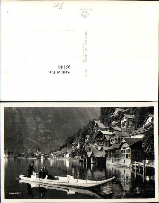 95148,Hallstatt Bootspartie Boot 1936