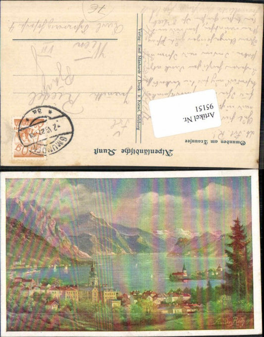 95151,A. Roth Gmunden am Traunsee Künstlerkarte