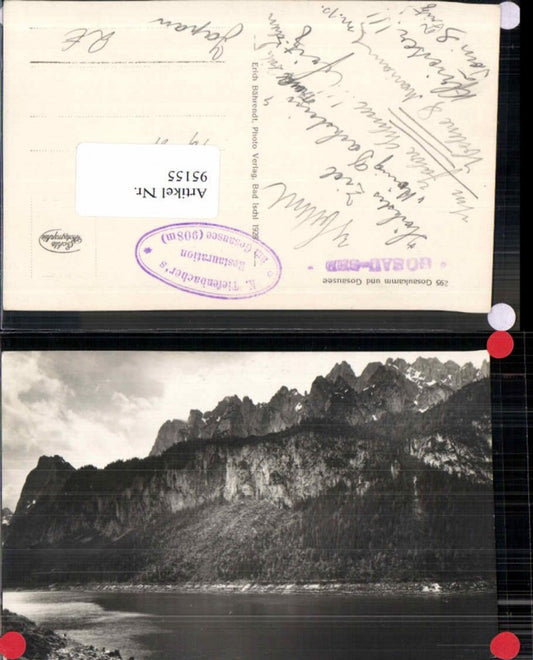 95155,Gosaukamm Gosau Gosausee 1928