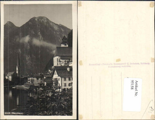 95158,Hallstatt Partie im Ort 1930
