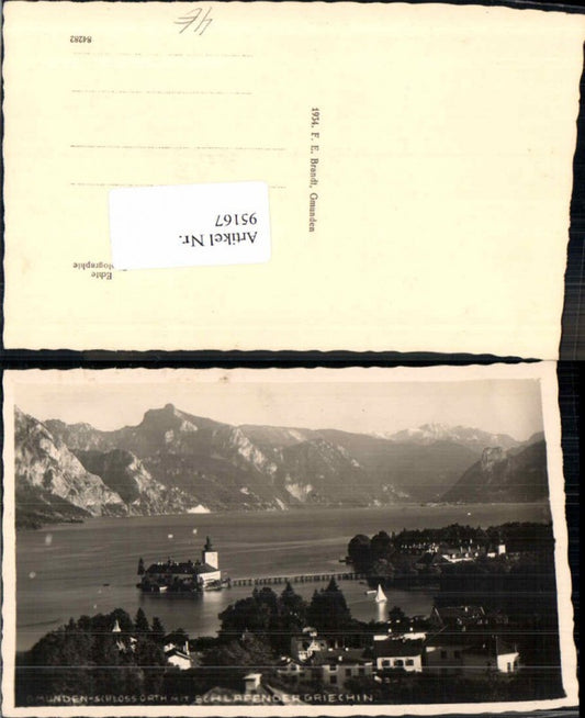 95167,Gmunden Schloss Orth Schlafender Griechin Brandt