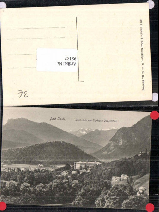 95187,Bad Ischl Dachstein v Sophins Doppelblick 1905
