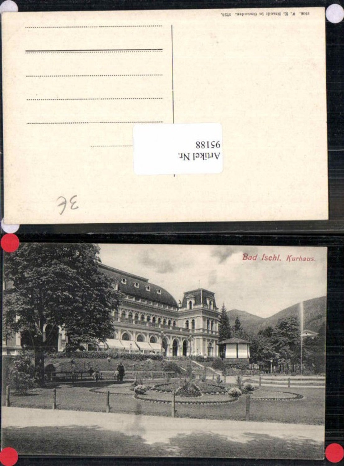 95188,Bad Ischl Kurhaus Partie Brandt 1728