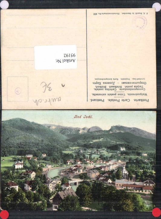 95192,Bad Ischl Tolle Teilansicht Brandt 466