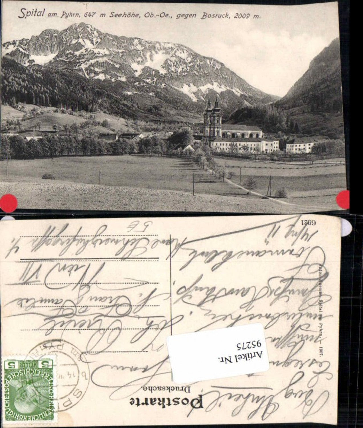 95275,Spital am Pyhrn gegen Bosruck 1907