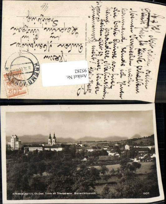 95282,Kremsmünster m. Traunstein 1928