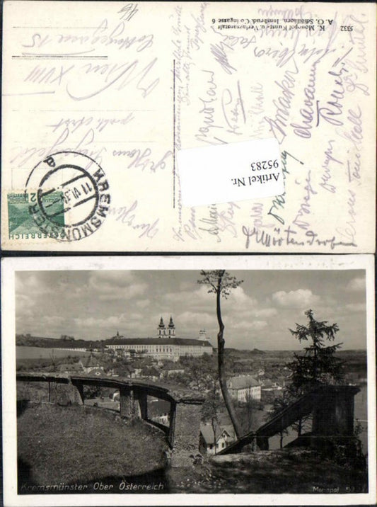 95283,Kremsmünster Partie vom Aussichtspunkt