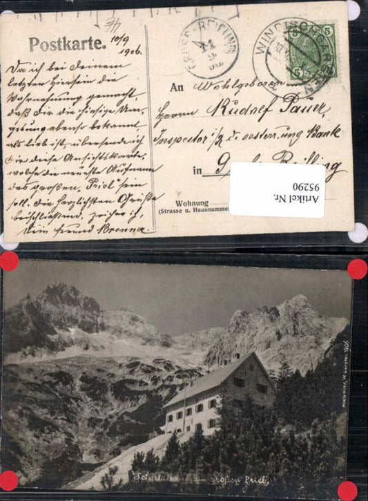 95290,FotoAK Schutzhaus am Gr. Priel Hinterstoder 1908