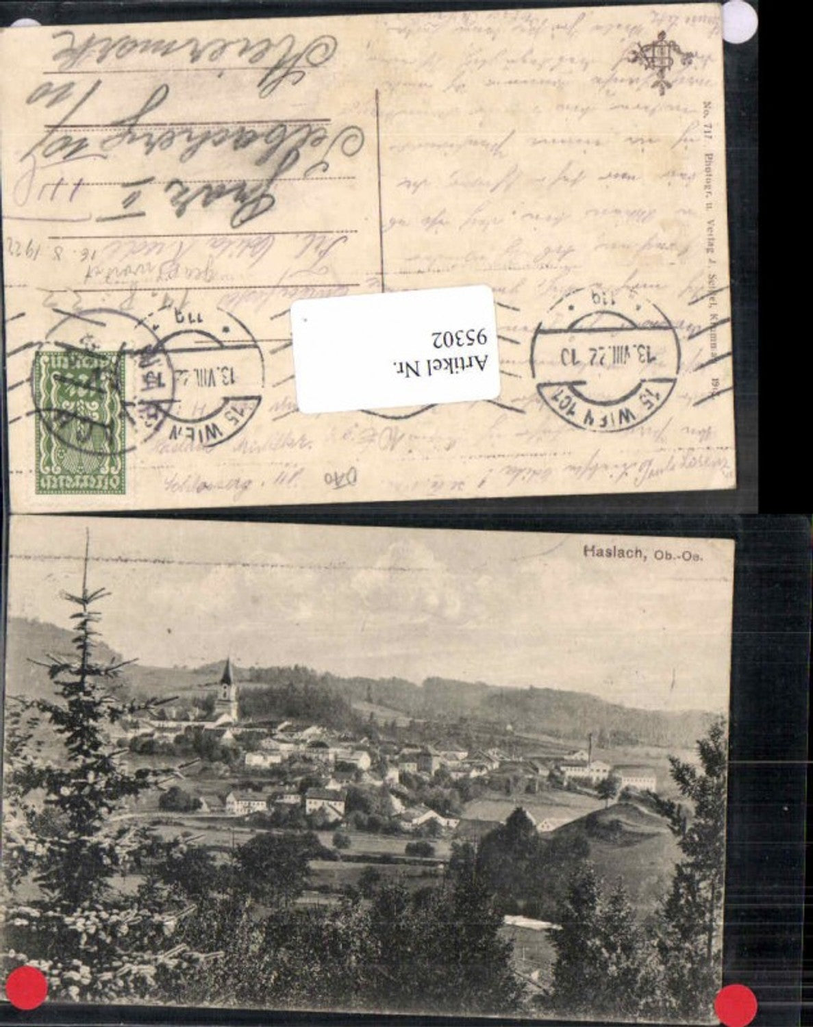95302, Haslach im Mühlkreis 1918