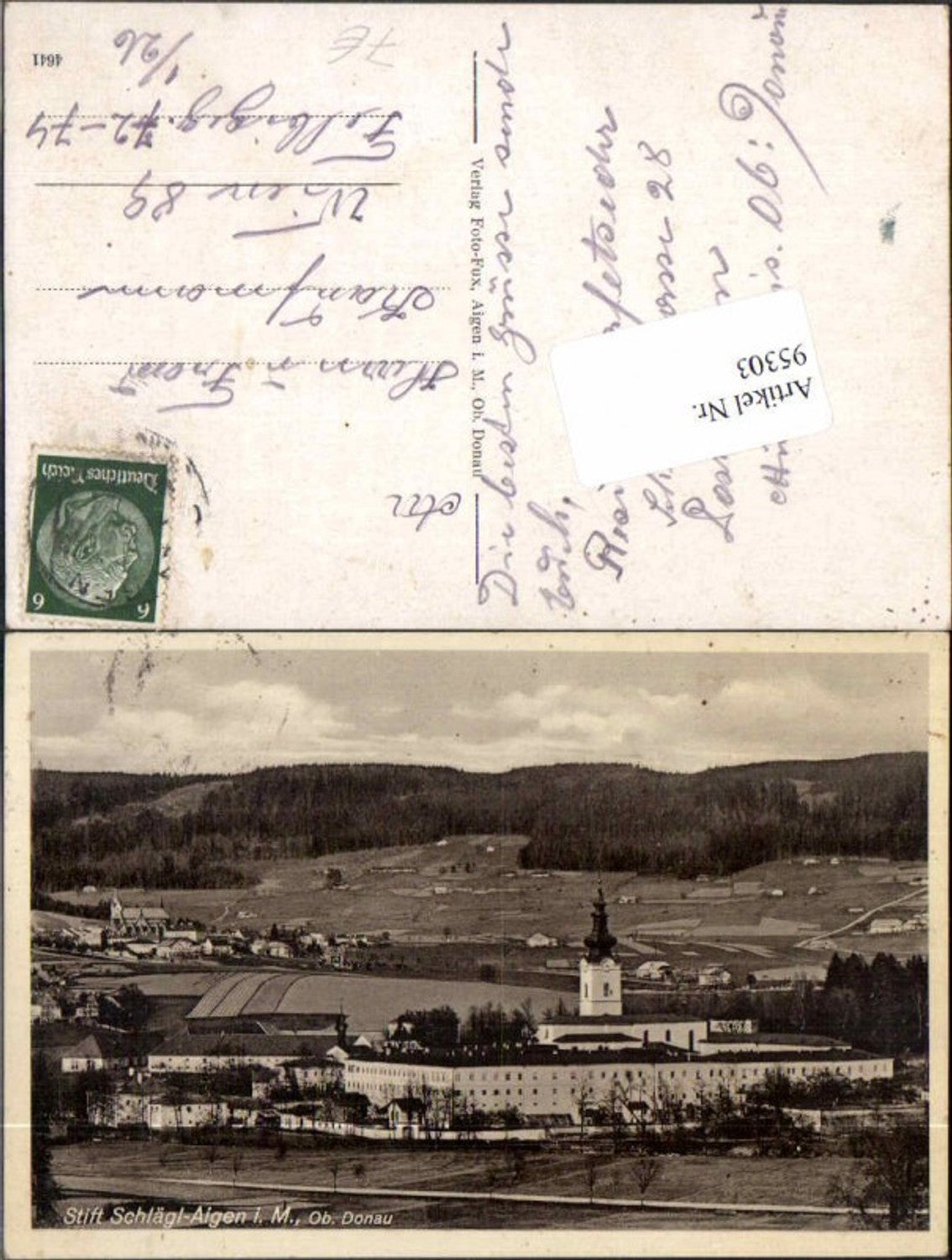 95303, Stift Aigen Schlägl im Mühlkreis
