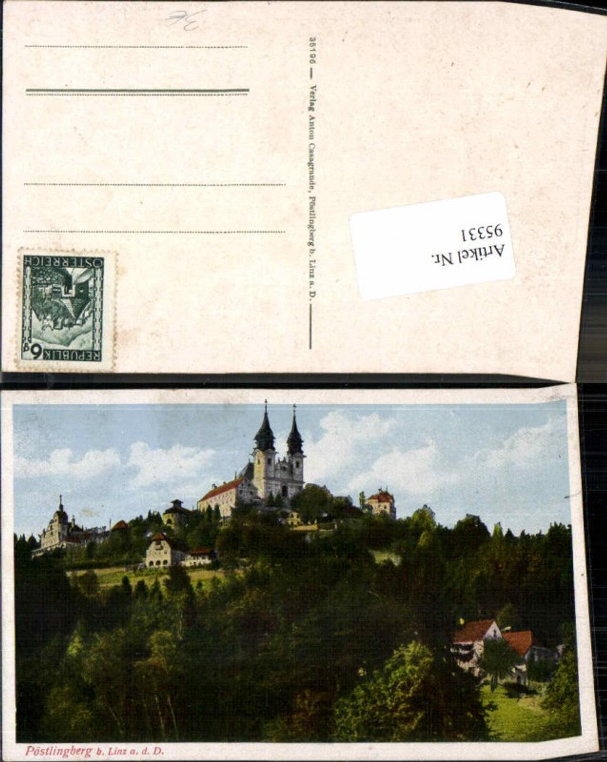 95331,Pöstlingberg bei Linz Künstlerkarte