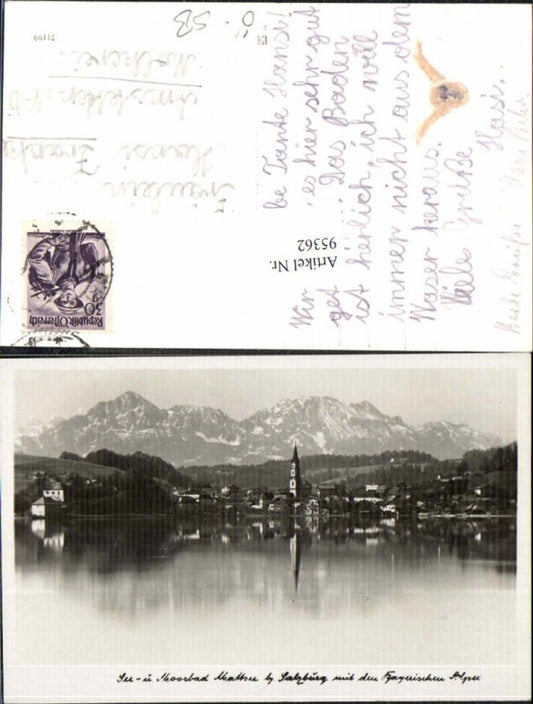 95362,Tolle Ansicht Mattsee bei Salzburg 1940