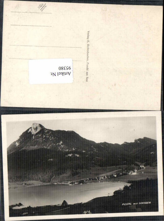 95380,Fuschl am See m. Schober 1930