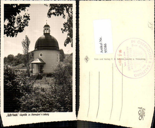 95386,Stille Nacht Kapelle Oberndorf Salzburg